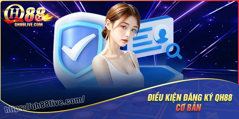 Giao diện đăng ký tài khoản chính thức tại QH88