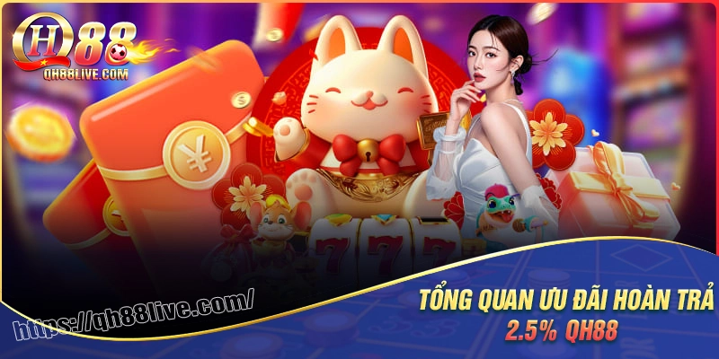 Tổng quan về ưu đãi hoàn trả 2.5% của qh88